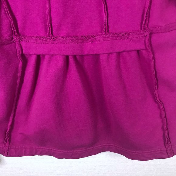 Neon Buddha Sz Small Pink Ruffle Athletic Jacket - Picture 6 of 8
